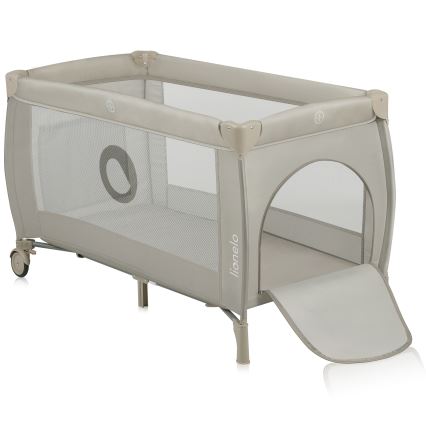 Lionelo - Lettino da viaggio STEFI PLUS Beige Cappuccino