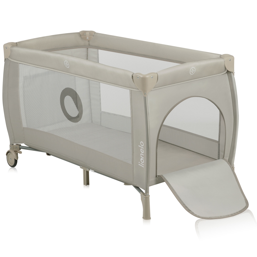 Lionelo - Lettino da viaggio STEFI PLUS Beige Cappuccino
