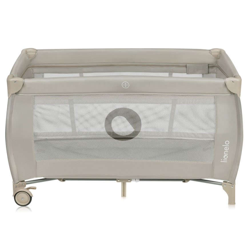 Lionelo - Lettino da viaggio STEFI PLUS Beige Cappuccino