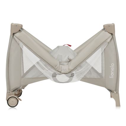 Lionelo - Lettino da viaggio STEFI PLUS Beige Cappuccino