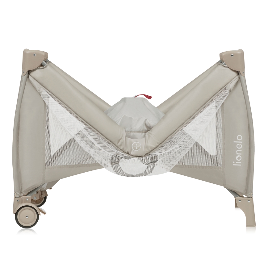Lionelo - Lettino da viaggio STEFI PLUS Beige Cappuccino