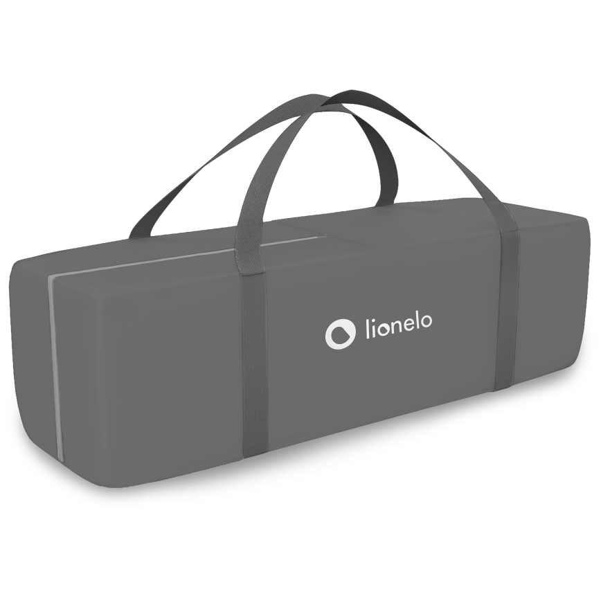 Lionelo - Lettino da viaggio STEFI PLUS Grigio/Bianco