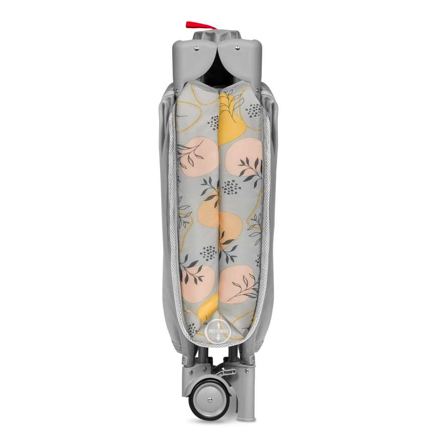 Lionelo - Lettino da viaggio STEFI PLUS Rosa e Giallo