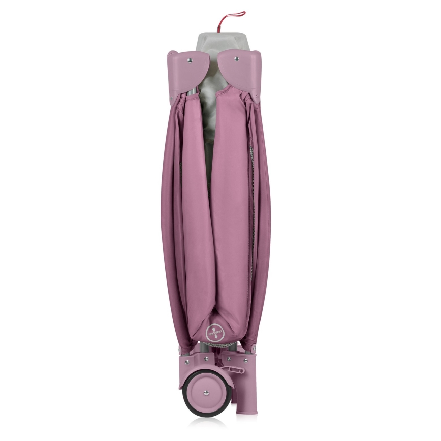 Lionelo - Lettino da viaggio STEFI PLUS Rosa Magnolia