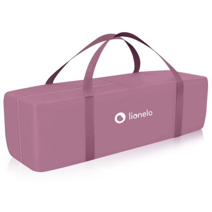 Lionelo - Lettino da viaggio STEFI PLUS Rosa Magnolia
