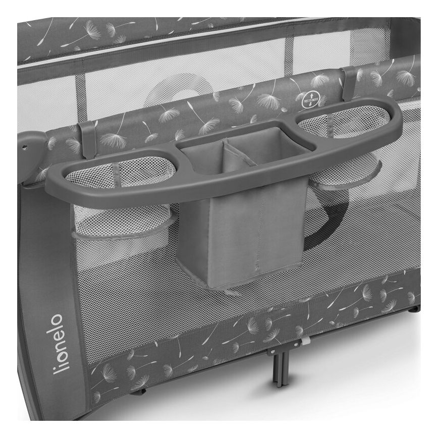 Lionelo - Lettino da viaggio SVEN PLUS grigio