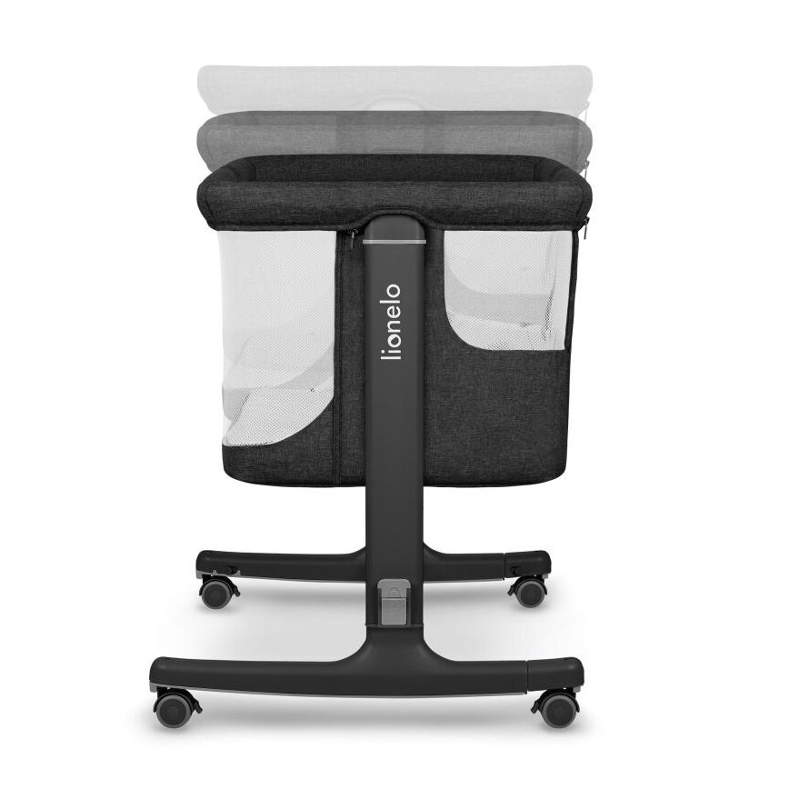 Lionelo - Lettino per bambini 3 in 1 AURORA nero