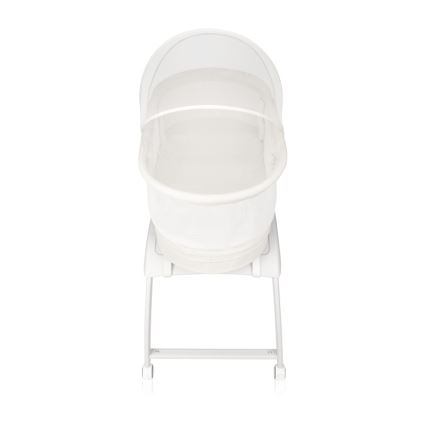 Lionelo - Lettino per bambini con bilancia integrata CORAL White