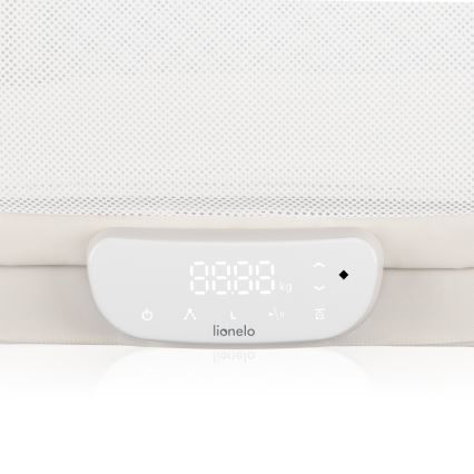 Lionelo - Lettino per bambini con bilancia integrata CORAL White