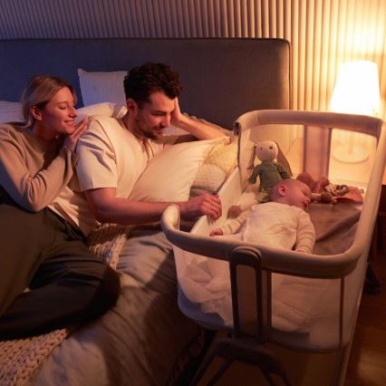 Lionelo - Lit bébé 2 en 1 LUNA beige