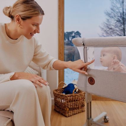 Lionelo - Lit bébé 3-en-1 AURORA gris