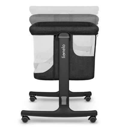 Lionelo - Lit bébé 3 en 1 AURORA noir