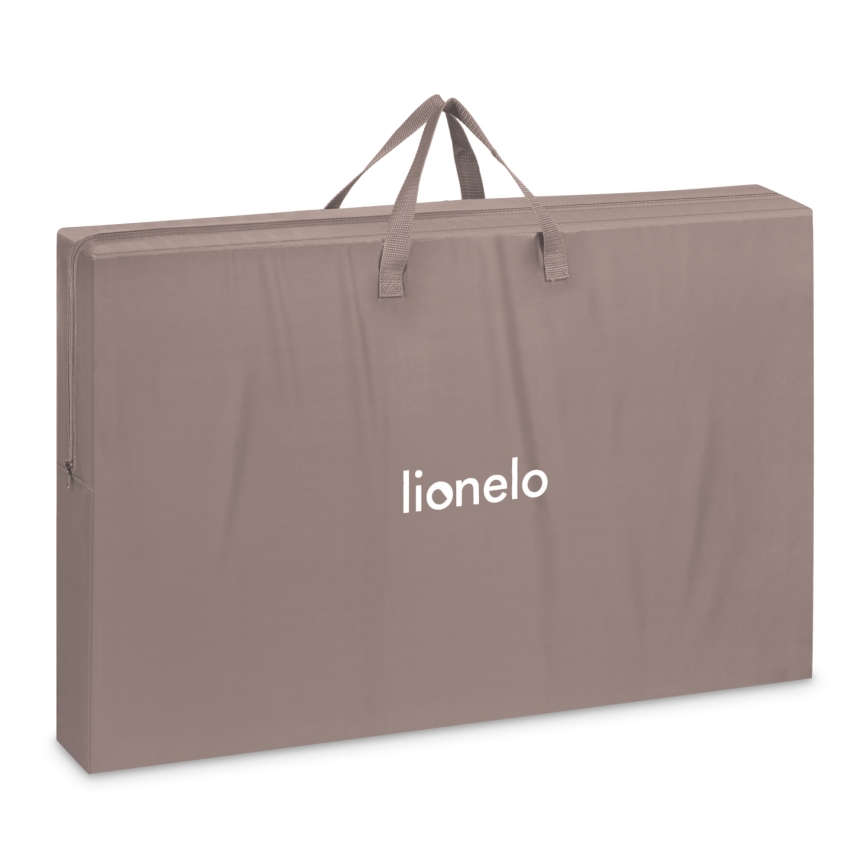 Lionelo - Lit bébé 3 en 1 JODIE Beige Taupe