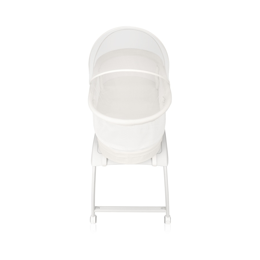Lionelo - Lit bébé CORAL White avec pèse-bébé intégré