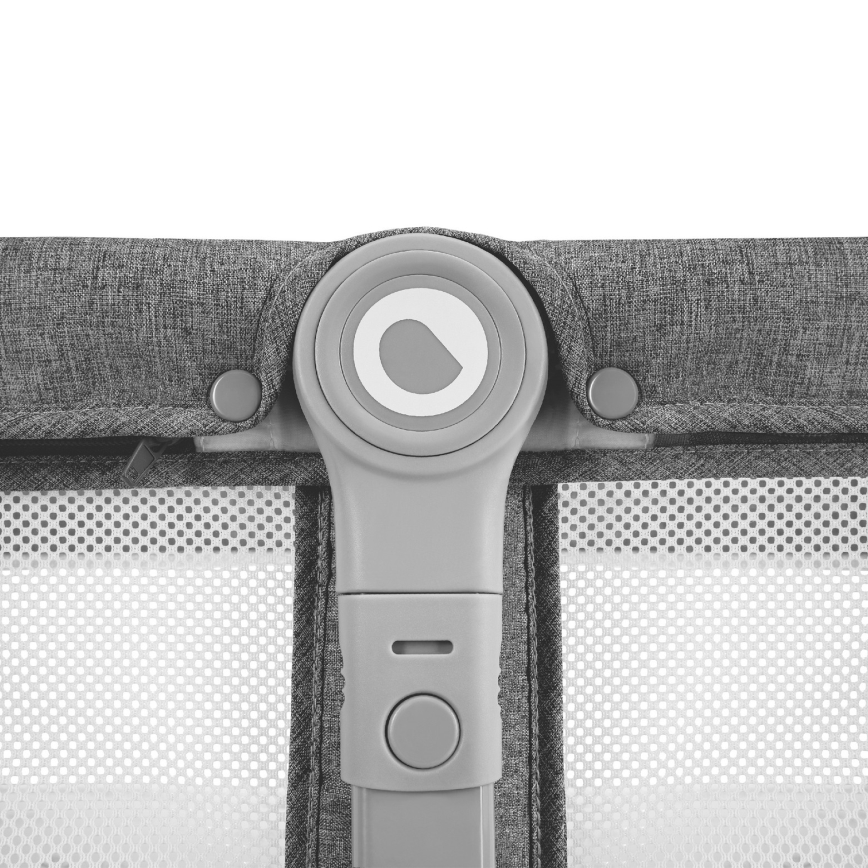 Lionelo - Lit de voyage 3 en 1 MALIN Grey Stone