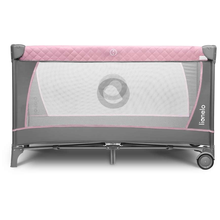 Lionelo - Lit de voyage FLOWER Flamingo