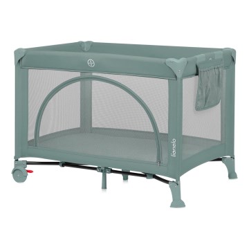 Lionelo - Lit de voyage LAURA, vert sauge