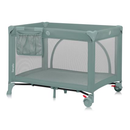 Lionelo - Lit de voyage LAURA, vert sauge