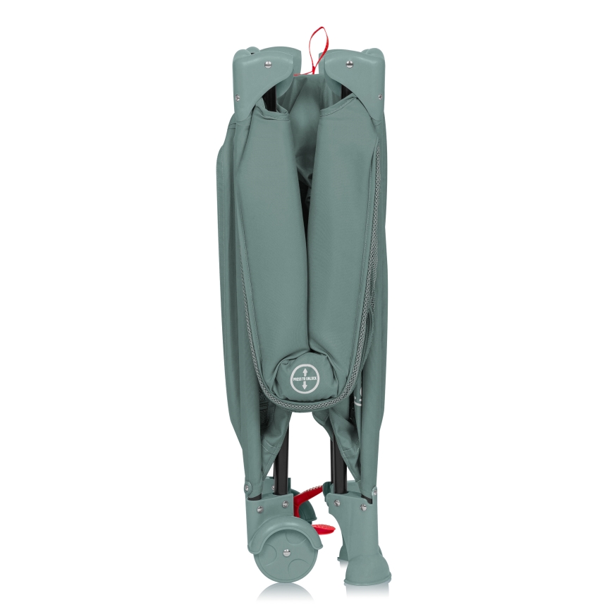 Lionelo - Lit de voyage LAURA, vert sauge