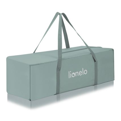 Lionelo - Lit de voyage LAURA, vert sauge