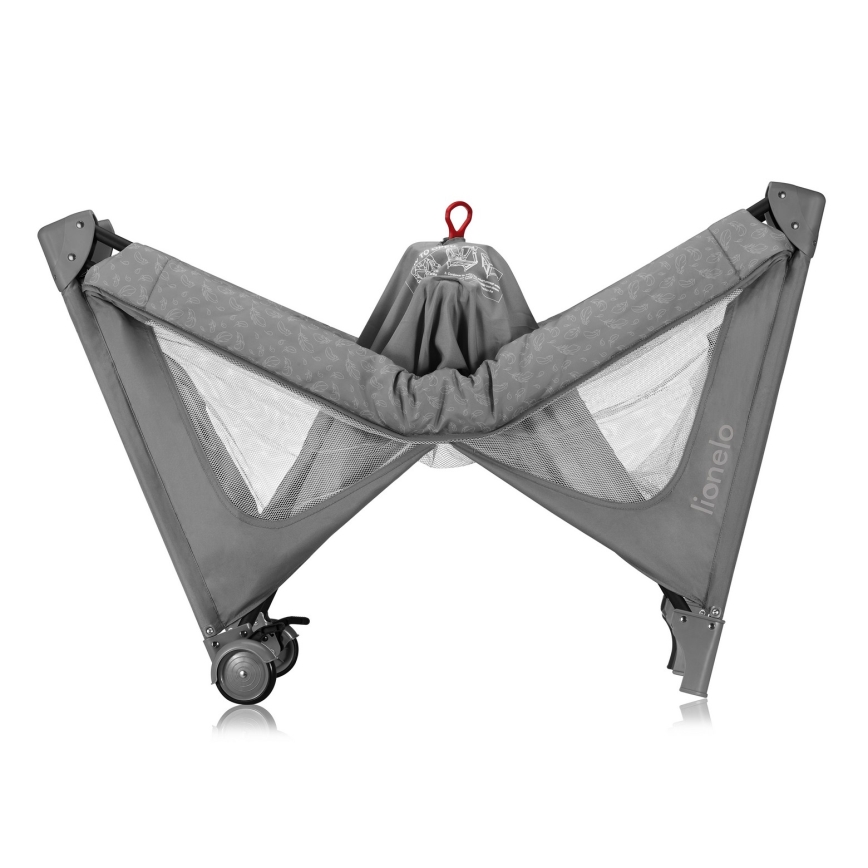 Lionelo - Lit de voyage pliant JASMIN EASY FOLD Gris Stone