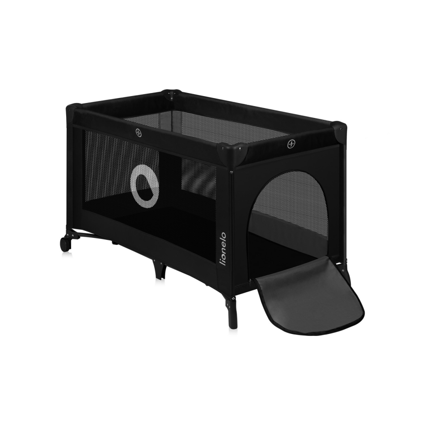 Lionelo - Lit de voyage STEFI Noir Carbone