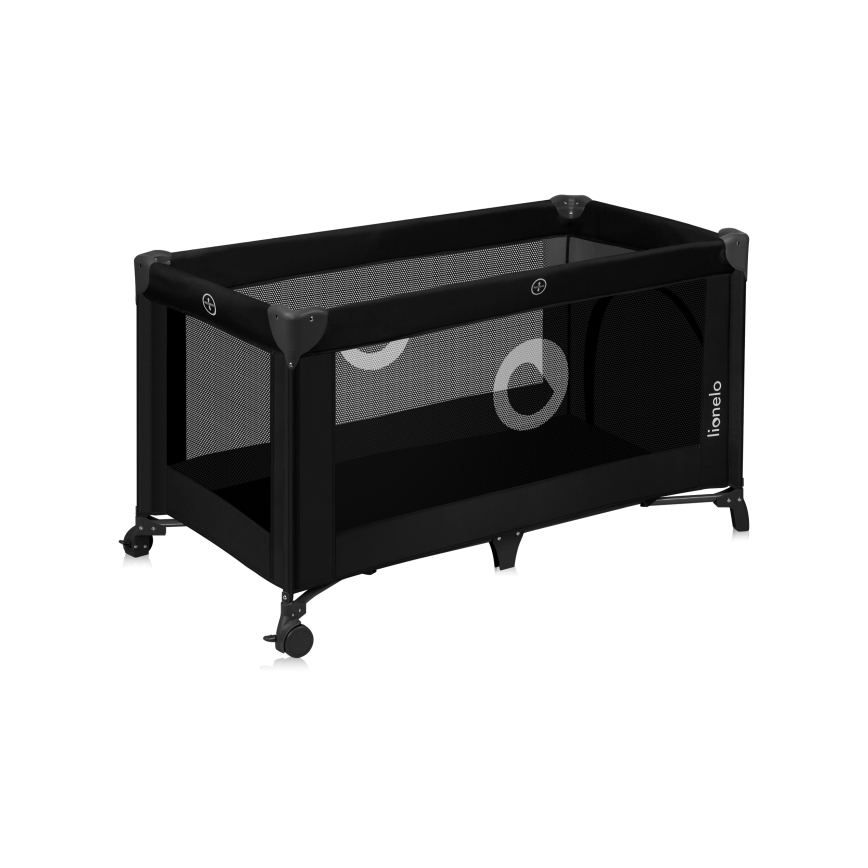 Lionelo - Lit de voyage STEFI Noir Carbone