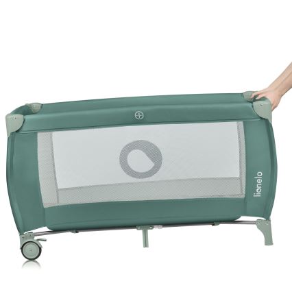 Lionelo - Lit de voyage STEFI PLUS Vert olive