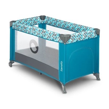 Lionelo - Lit de voyage STEFI turquoise