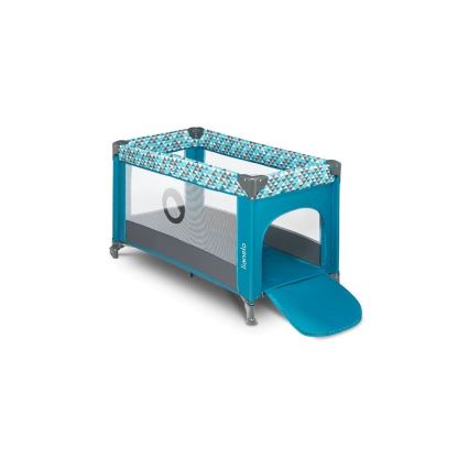 Lionelo - Lit de voyage STEFI turquoise