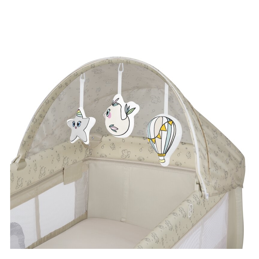 Lionelo - Lit de voyage SVEN PLUS beige