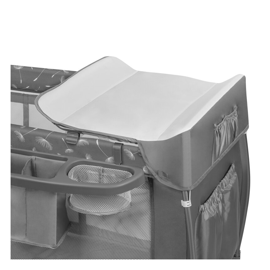 Lionelo - Lit de voyage SVEN PLUS gris