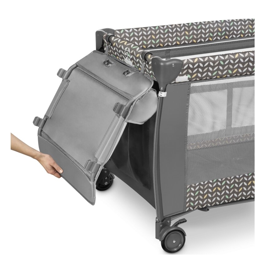 Lionelo - Lit de voyage SVEN PLUS gris