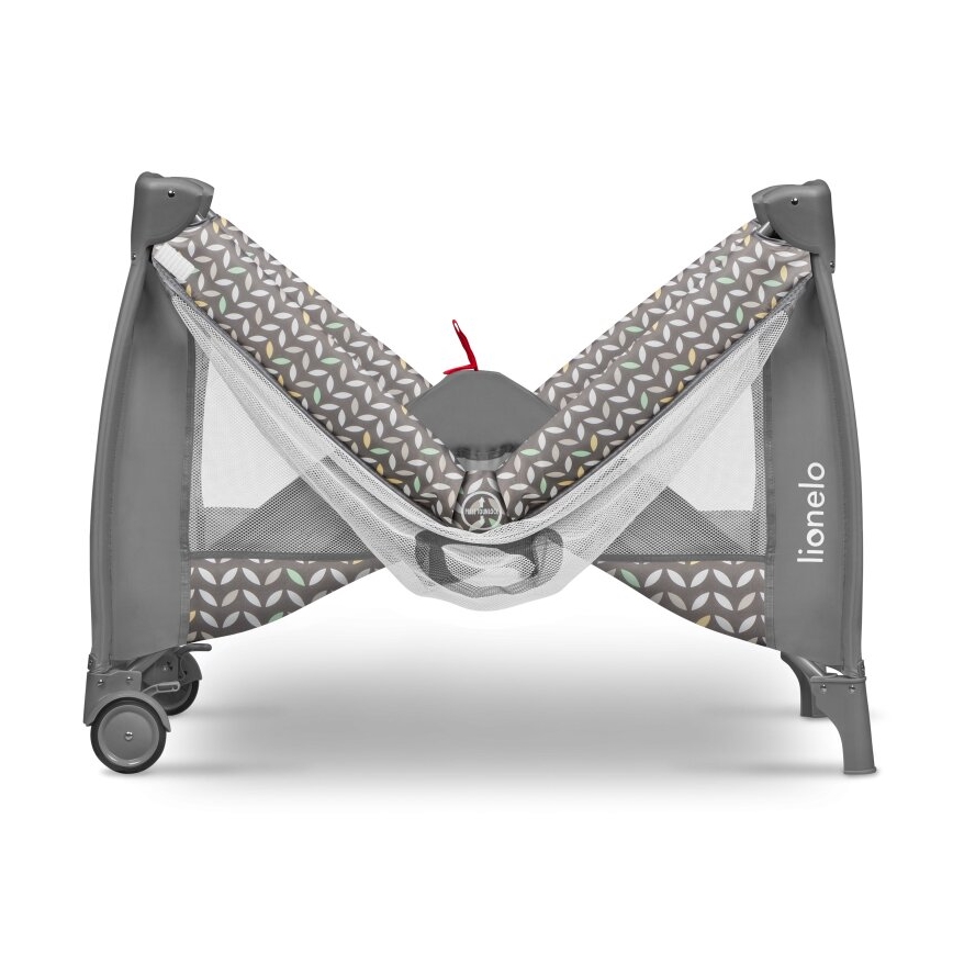 Lionelo - Lit de voyage SVEN PLUS gris