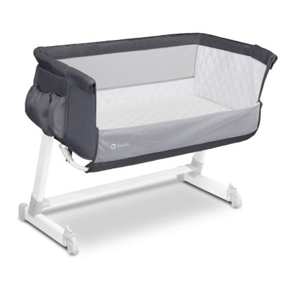 Lionelo - Lit de voyage THEO Gris foncé