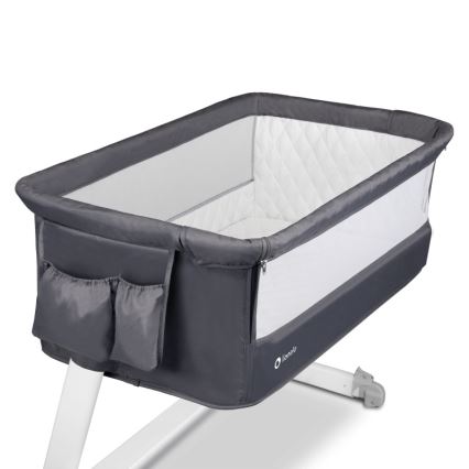 Lionelo - Lit de voyage THEO Gris foncé