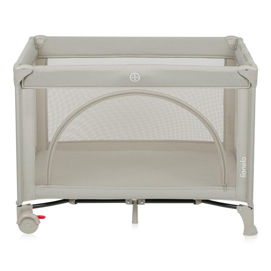 Lionelo - Lit parapluie LAURA Beige sable