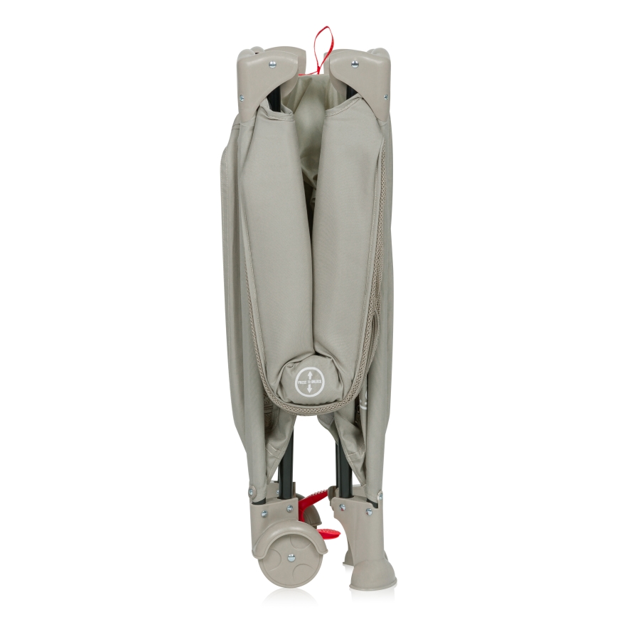Lionelo - Lit parapluie LAURA Beige sable