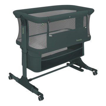 Lionelo - Lit pour bébé 3 en 1 JODIE Vert graphite
