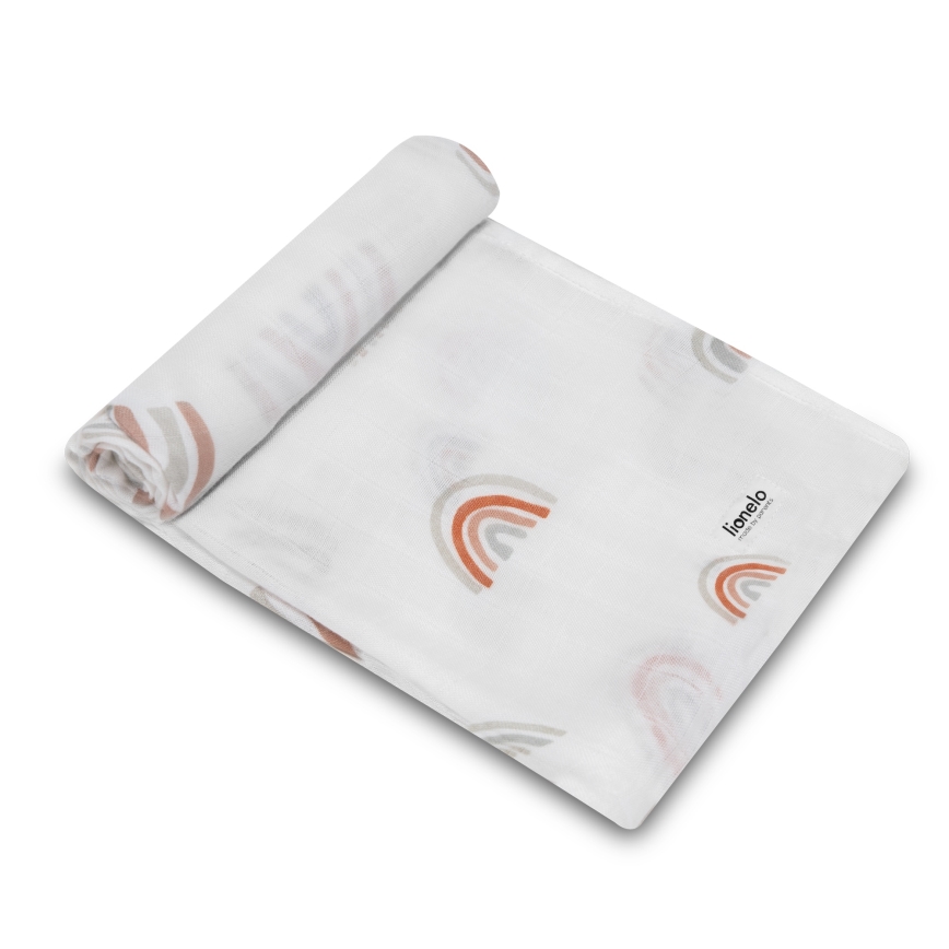 Lionelo - LOT DE 3 langes en bambou BAMBOO SET 70x70 cm Rainbow
