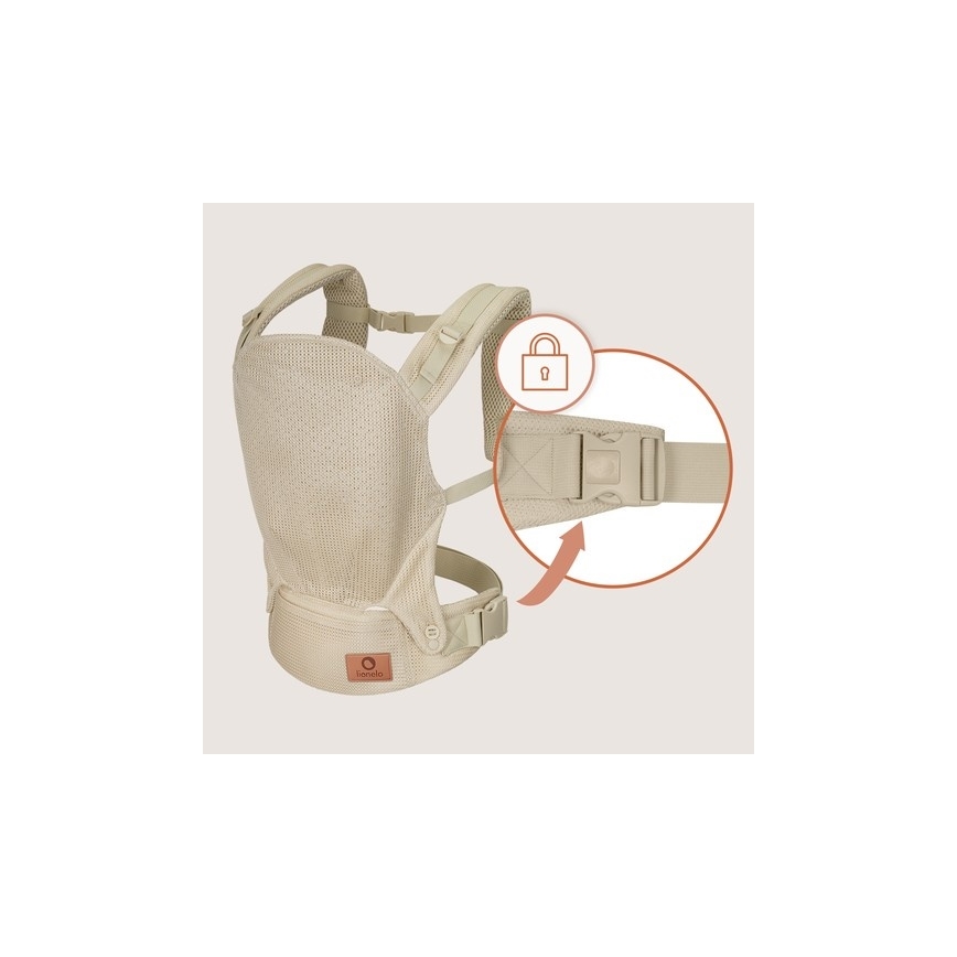 Lionelo - Marsupio porta-bebè MARGAREET Air Beige