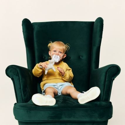 Lionelo - Maschera inalatoria ricaricabile per bambini NEBI AIR 5V