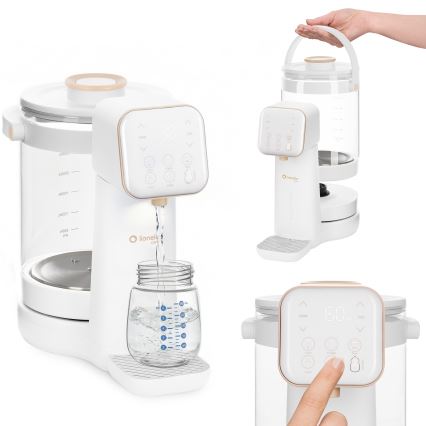 Lionelo - Milchzubereiter für Säuglingsmilch BABYPRESTO 2.0 1200W/230V Weiß