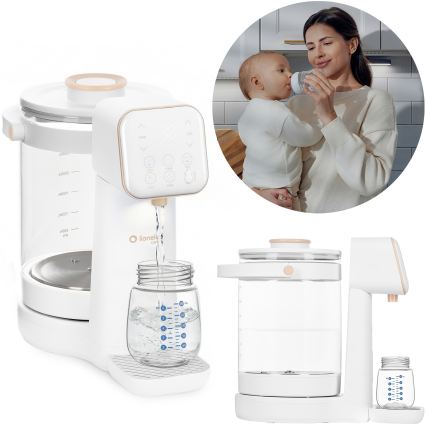 Lionelo - Milchzubereiter für Säuglingsmilch BABYPRESTO 2.0 1200W/230V Weiß