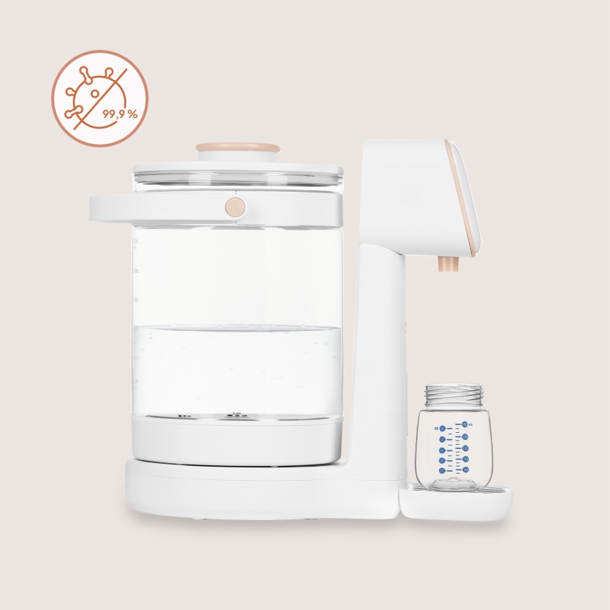 Lionelo - Milchzubereiter für Säuglingsmilch BABYPRESTO 2.0 1200W/230V Weiß
