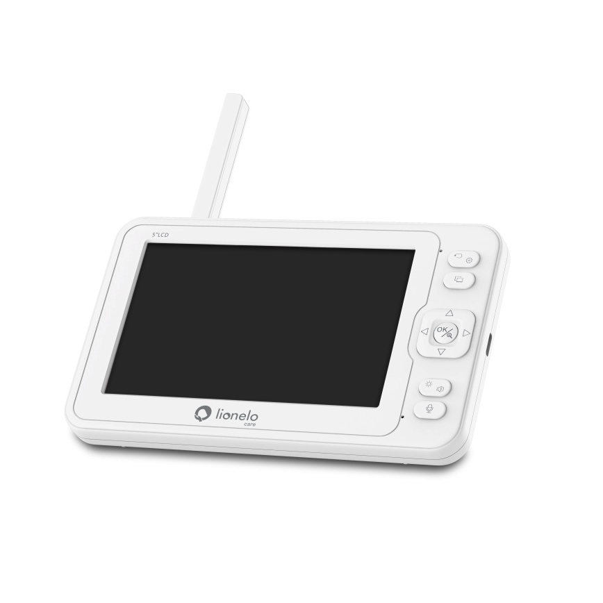 Lionelo - Monitor per bambini con display BABYLINE 6.2 5V 3600 mAh