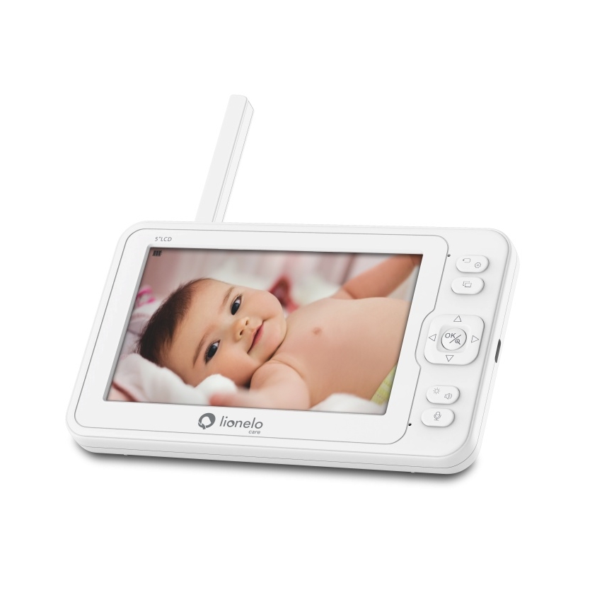 Lionelo - Monitor per bambini con display BABYLINE 6.2 5V 3600 mAh