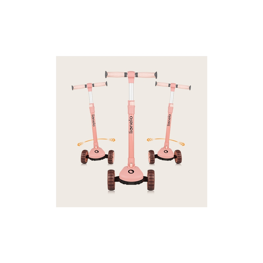 Lionelo - Monopattino 2 in 1 per bambini FRANKY rosa