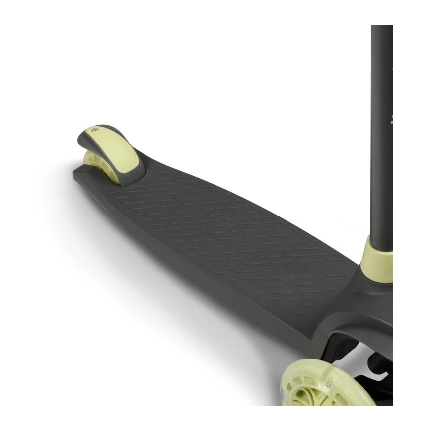 Lionelo - Monopattino per bambini JESSY 3xAA grigio/verde