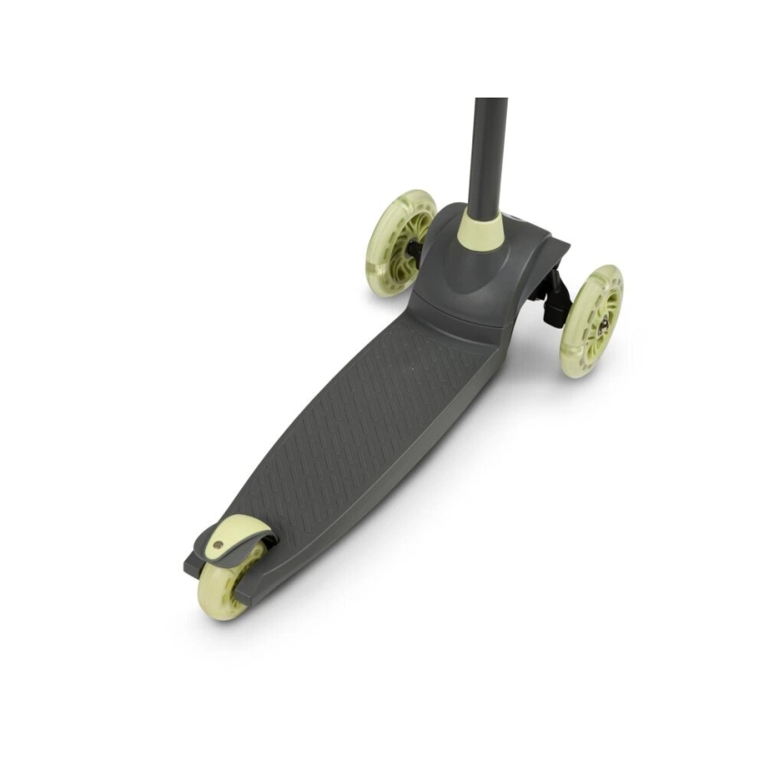 Lionelo - Monopattino per bambini JESSY 3xAA grigio/verde